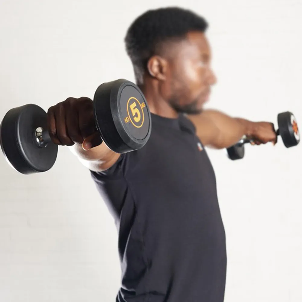 Rubber Dumbbell DBR004 Rubber Dumbbell DBR004
