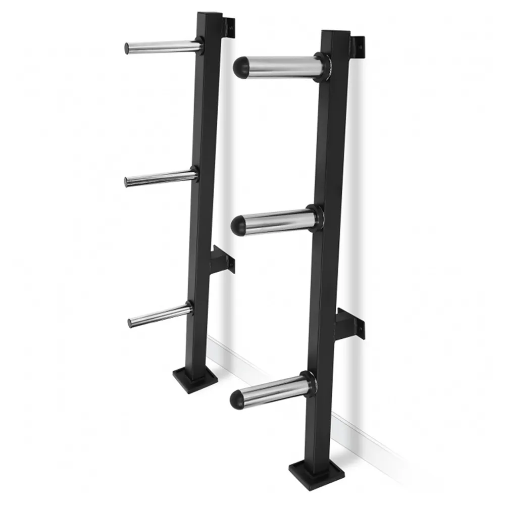 Wall Mounted 3-Peg Olympic Bumper Plate Weight Rack R058