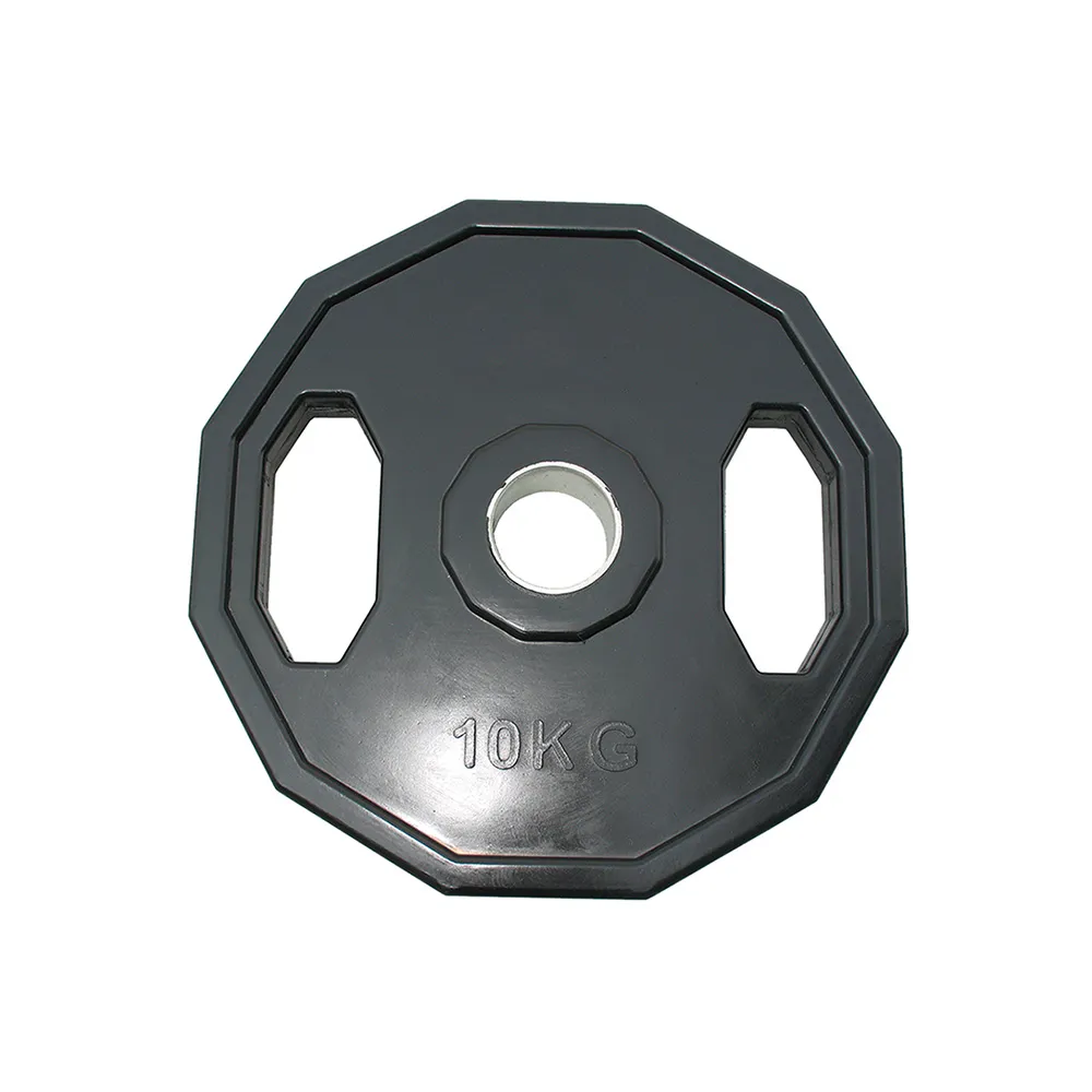 12 Sided Black Olympic Rubber Plates RCP1002