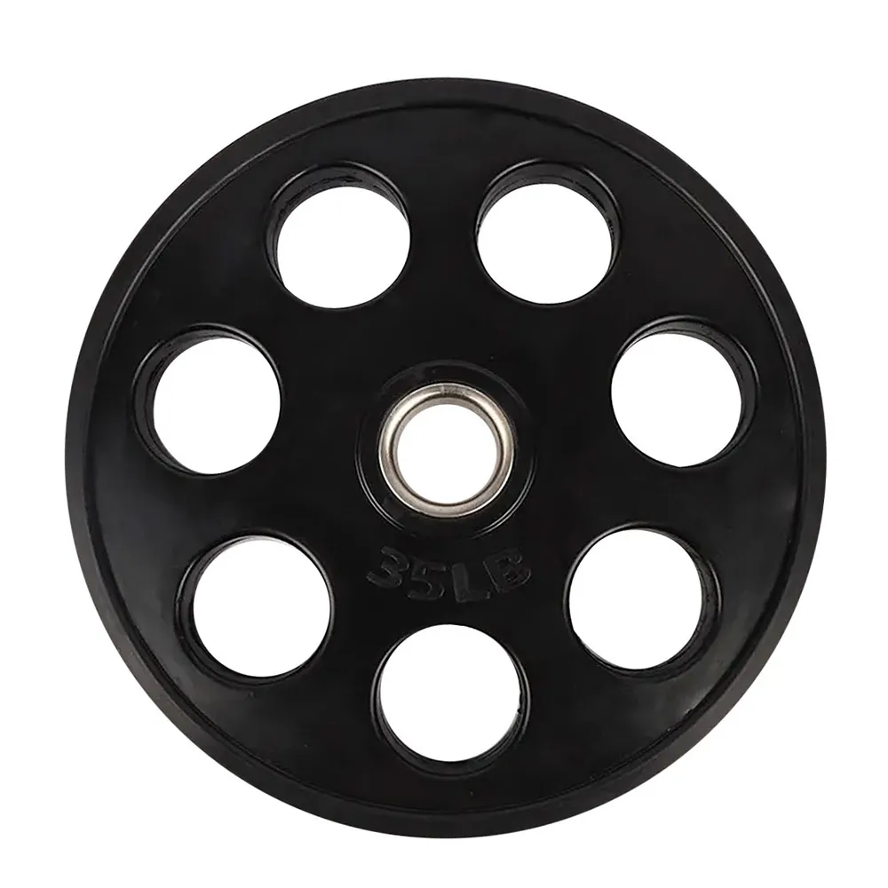 7 Hole Rubber Coated Weight Plate RCP1012