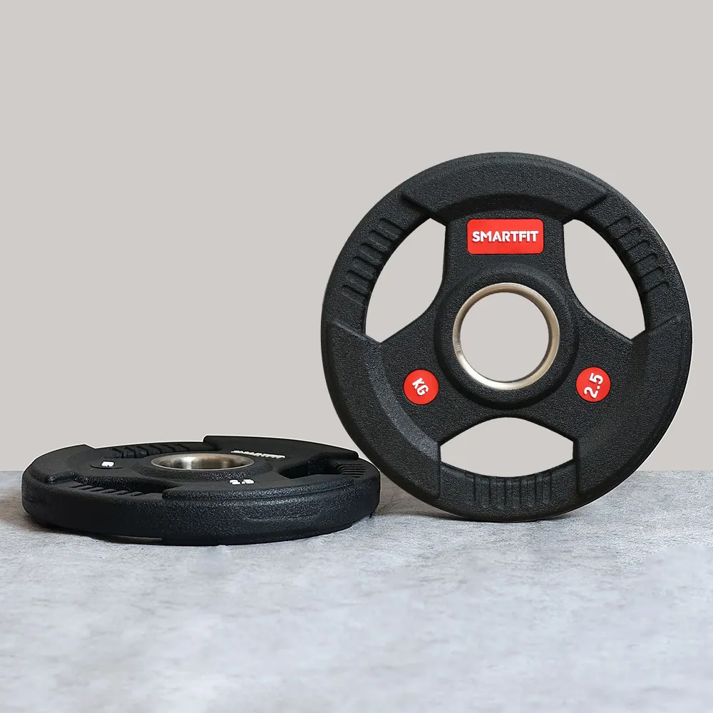 Rubber Olympic Weight Plates (Tri-Grip) RCP1013 Rubber Olympic Weight Plates (Tri-Grip) RCP1013