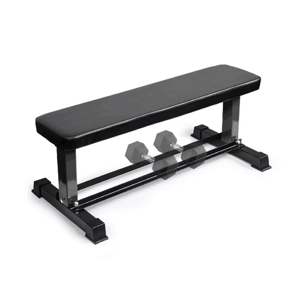 Flat Weight Bench With Dumbbell Rack WB119