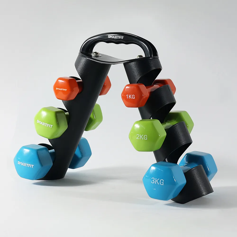 Vinyl and Neoprene Dumbbell Set DBN016